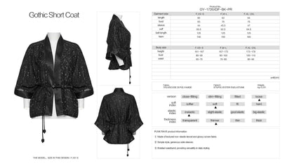 Punk Rave Augusta Constellation Print Kimono Top or Jacket