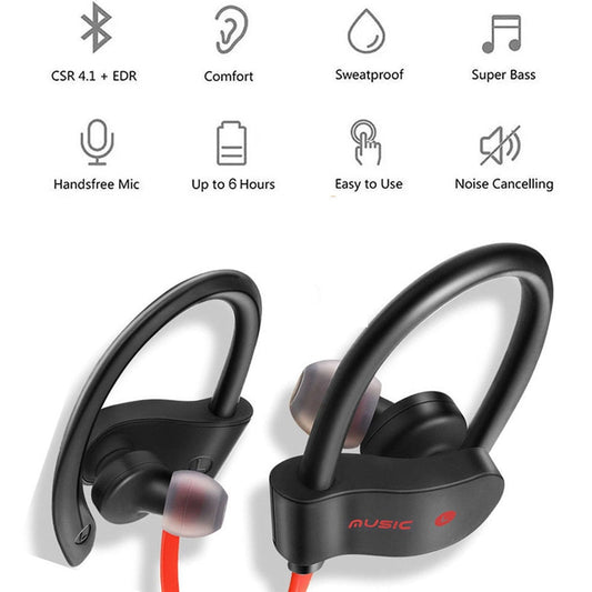 Wireless Bluetooth Earloop Earphones