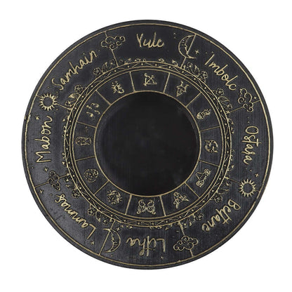Bougeoir Chauffe-plat La Roue de l'Année - Cadeaux Gothiques