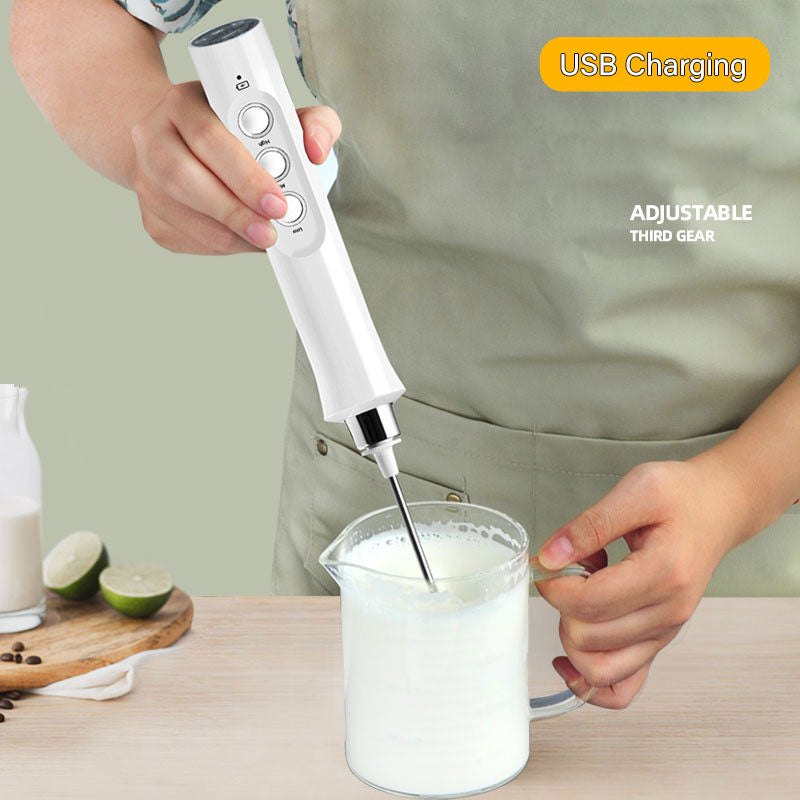 3-in-1 Rechargeable Electric Milk Frother