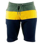 Mens Slim Fit Contrast Fleece Shorts - S010