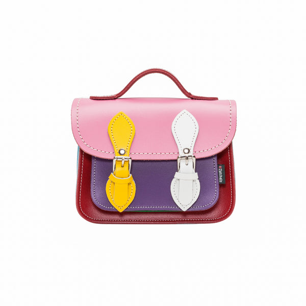 Classic Kaleidoscope Leather Micro Satchel