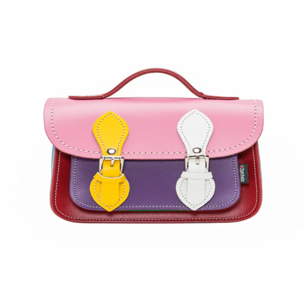 Classic Kaleidoscope Leather Micro Satchel