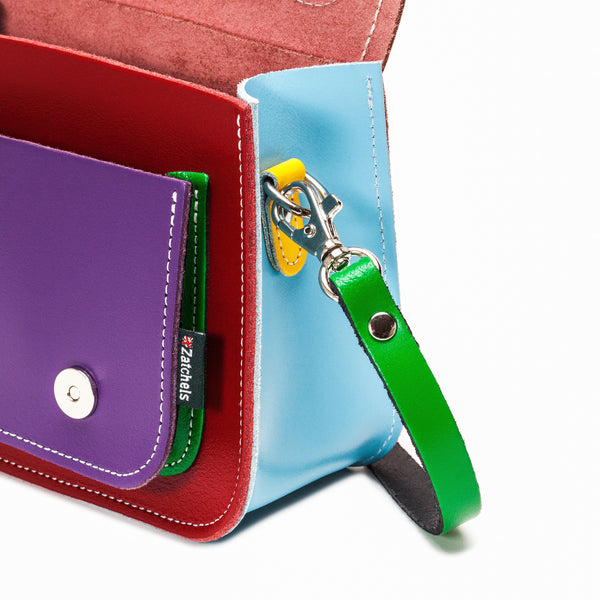 Classic Kaleidoscope Leather Micro Satchel