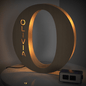 Personalised Wooden Letter Lamp Custom Name Alphabet Night Lights 19CM
