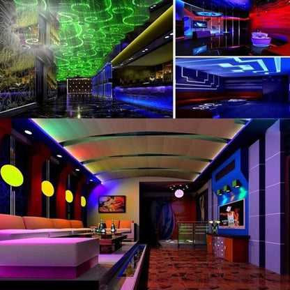 5M RGB LED Strip DC 12V SMD 2835 Non-Waterproof Flexible LED Light Tape Ribbon, 44-keys Remote Control