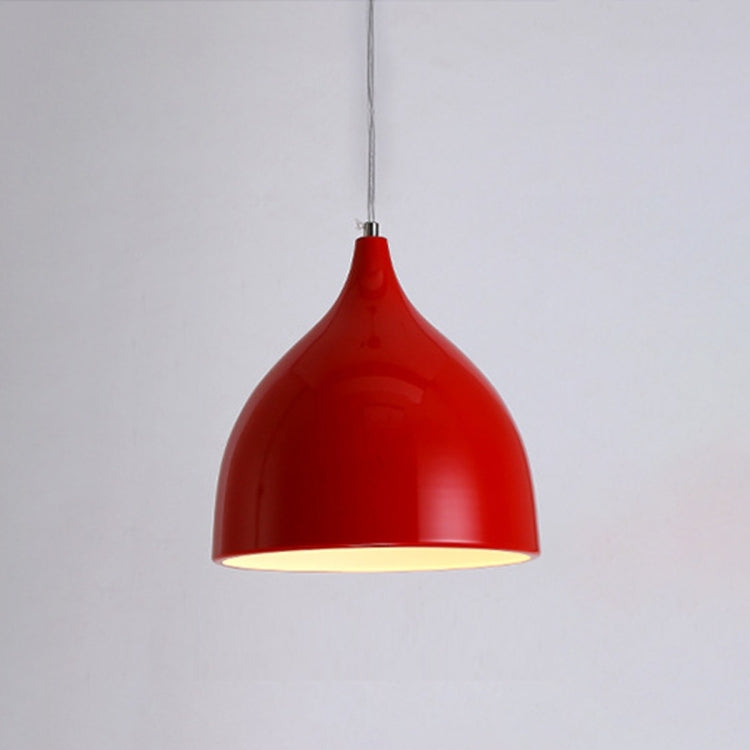 Lampe de table de restaurant simple et moderne à tête unique, lampe de salle à manger, couloir de mode, salon, bar (rouge)