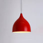 Lampe de table de restaurant simple et moderne à tête unique, lampe de salle à manger, couloir de mode, salon, bar (rouge)