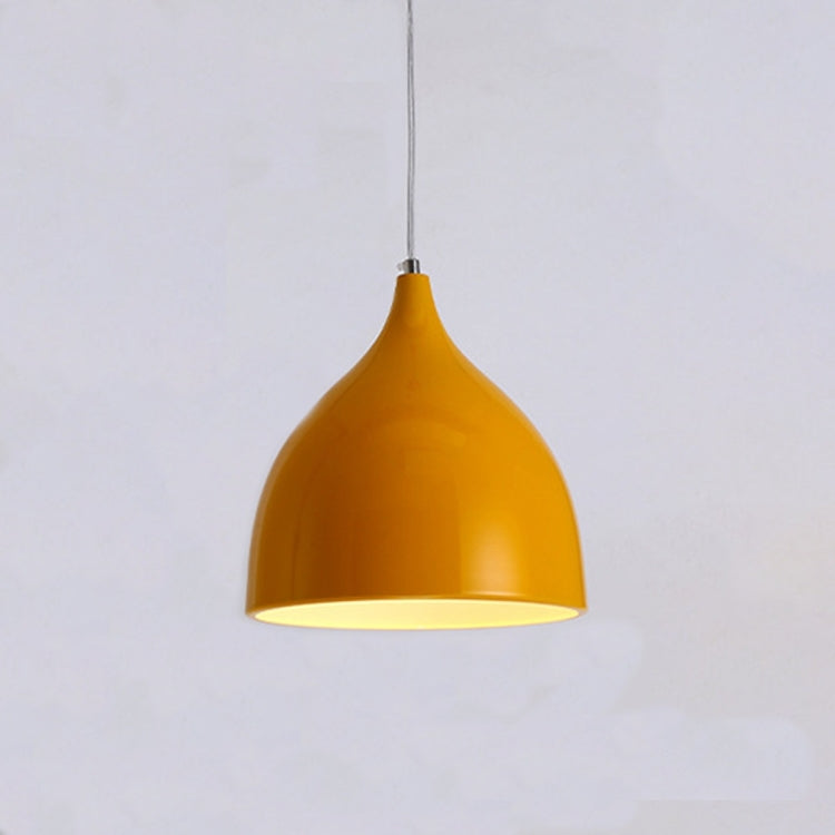 Restaurant Chandelier Simple Moderne Lampe de Table à Manger à Tête Unique Mode Allée Salon Bar (Jaune)