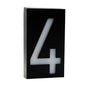 0.36W Solar Powered Wall Mount 6 LEDs Lighting Doorplate Lamp House Number Porch Lights with Solar Pannel(4)