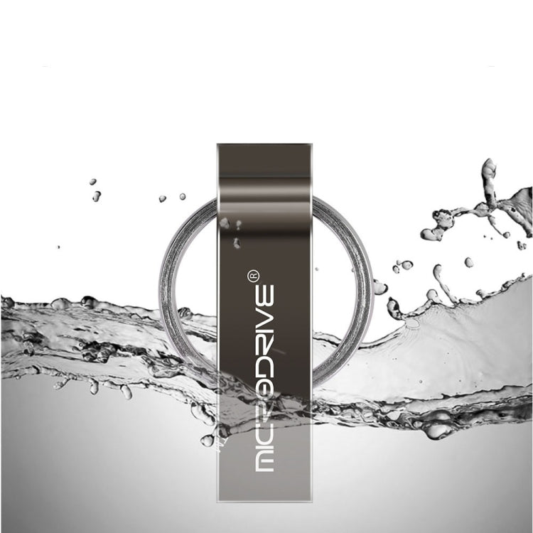 MicroDrive Clé USB 2.0 en métal 8 Go (gris)