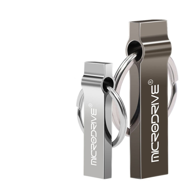 MicroDrive Clé USB 2.0 en métal 8 Go (gris)