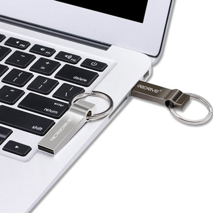 MicroDrive 32GB USB 2.0 Metal Keychain U Disk (Black)