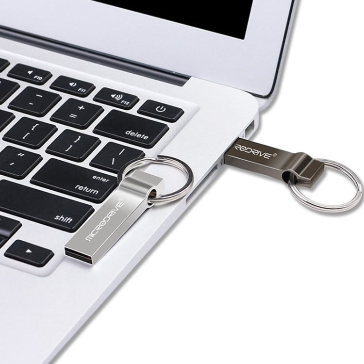 MicroDrive Clé USB 2.0 en métal 32 Go (gris)