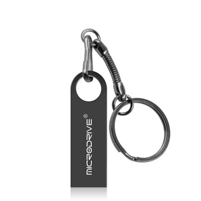 MicroDrive Clé USB 2.0 en métal étanche haute vitesse de 8 Go (noir)