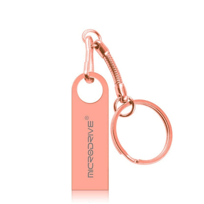 Clé USB 2.0 MicroDrive 8 Go en métal étanche haute vitesse (rose)