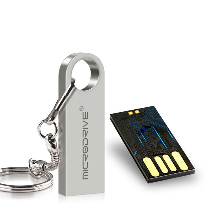 Clé USB 2.0 MicroDrive 8 Go en métal étanche haute vitesse (rose)