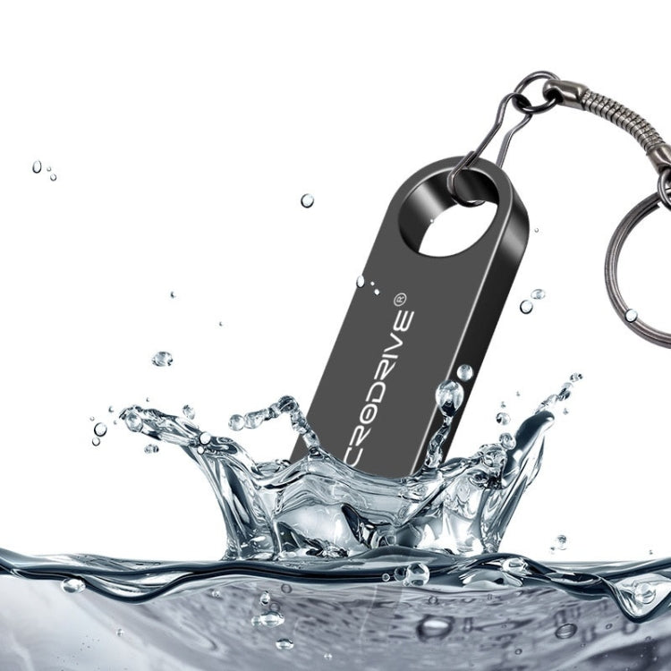 Clé USB 2.0 MicroDrive 8 Go en métal étanche haute vitesse (rose)