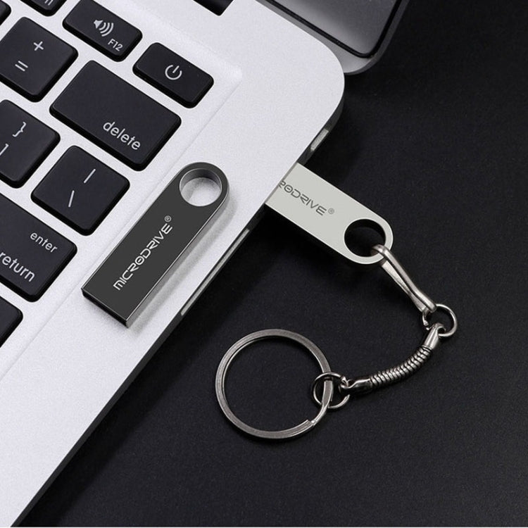 MicroDrive 16GB USB 2.0 Metal Waterproof High Speed U Disk(Gold)