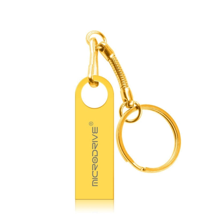 MicroDrive 32 Go USB 2.0 Clé USB Haute Vitesse en Métal Étanche (Or)