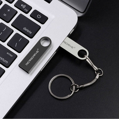 MicroDrive 32 Go USB 2.0 Clé USB Haute Vitesse en Métal Étanche (Or)