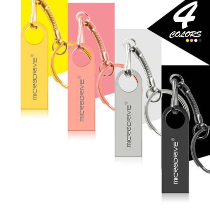 MicroDrive 32 Go USB 2.0 Clé USB Haute Vitesse en Métal Étanche (Or)