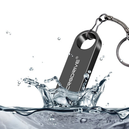 MicroDrive 64GB USB 2.0 Metal Waterproof High Speed U Disk(Gold)