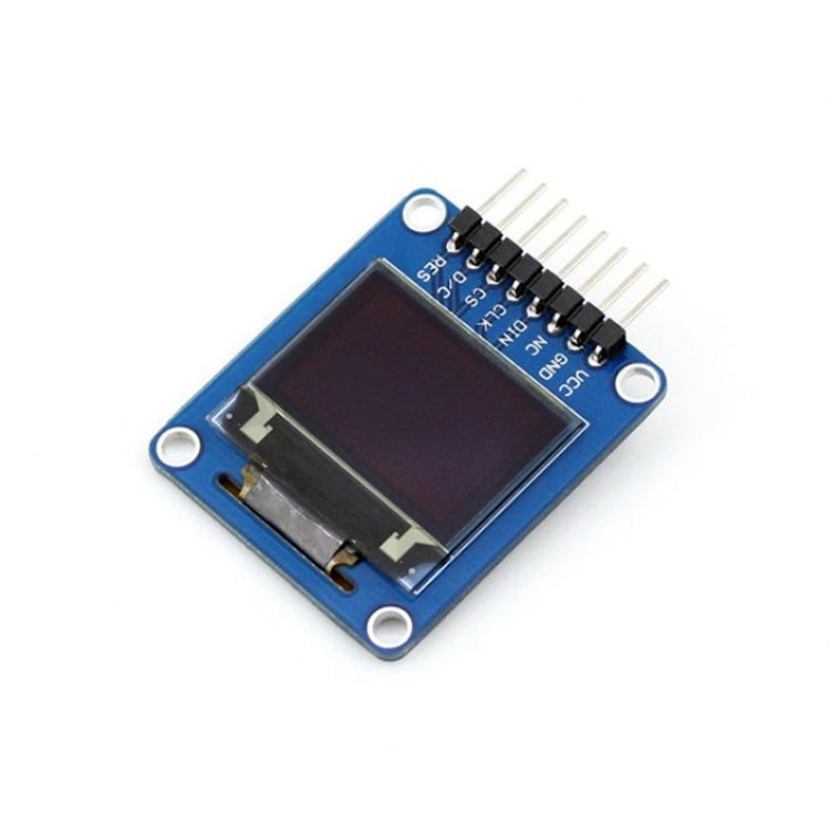 OLED RVB 0,95 pouces Waveshare (A), interface SPI, connecteur courbé horizontal