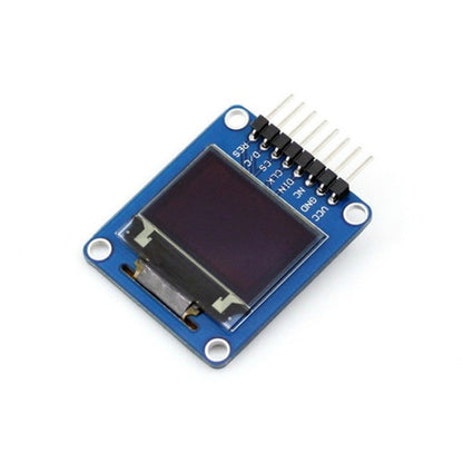 OLED RVB 0,95 pouces Waveshare (A), interface SPI, connecteur courbé horizontal