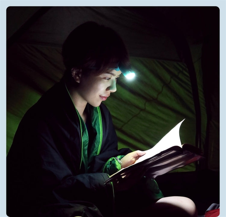 Nextool Multifunctional Headlight COB 170LM Outdoor Camping Rotatable Bicycle Light Warning Lamp with Antibacterial Belt(Black)