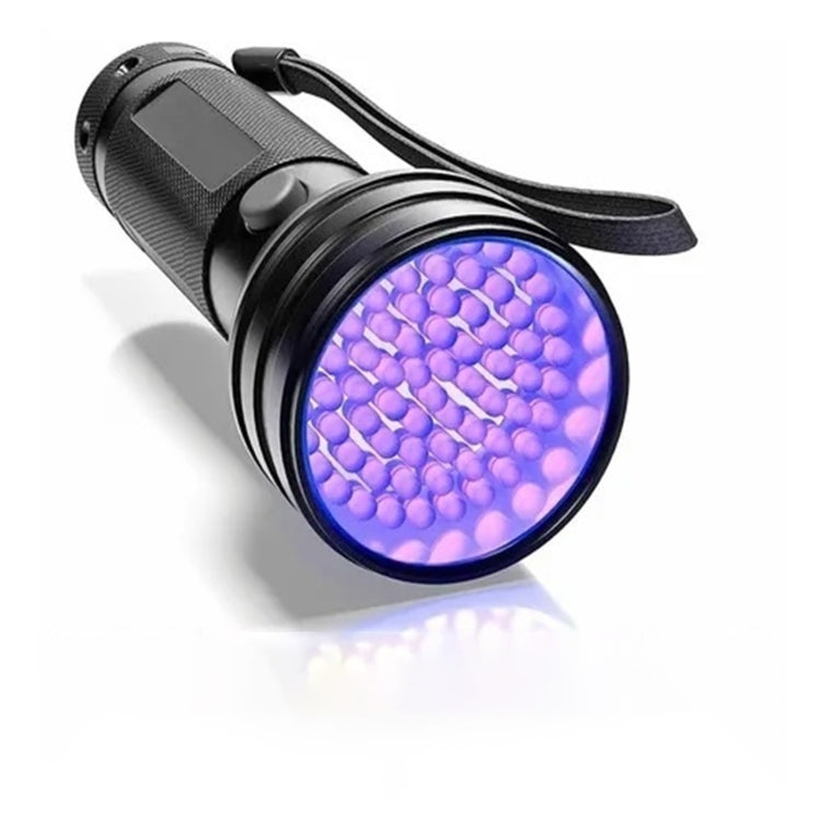 Lampe torche UV à 51 LED 395nm, permet de détecter l'urine d'animaux de compagnie