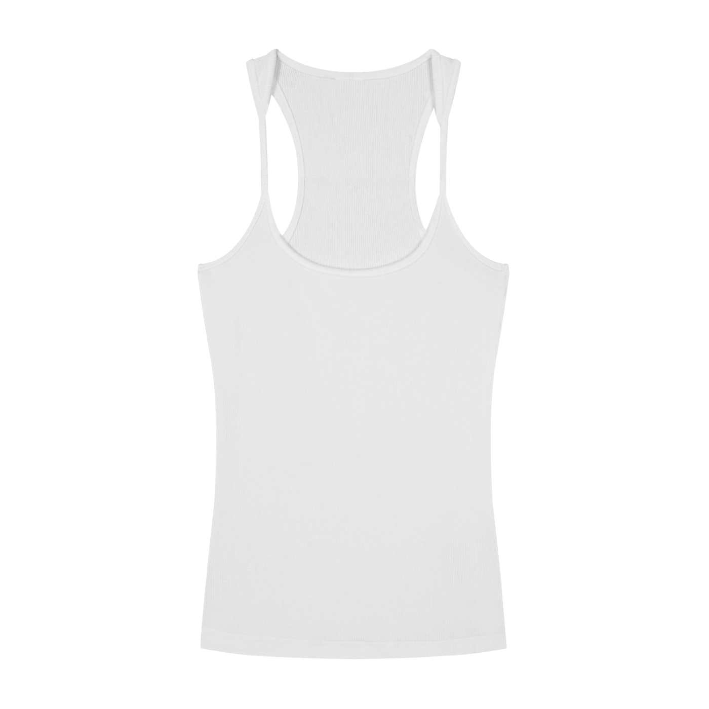 Slim Fit Ribbed Racerback Tank Top 280GSM