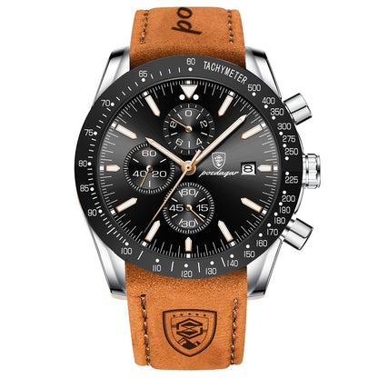 Poedagar Multifunctional Waterproof Luminous Men's Watch