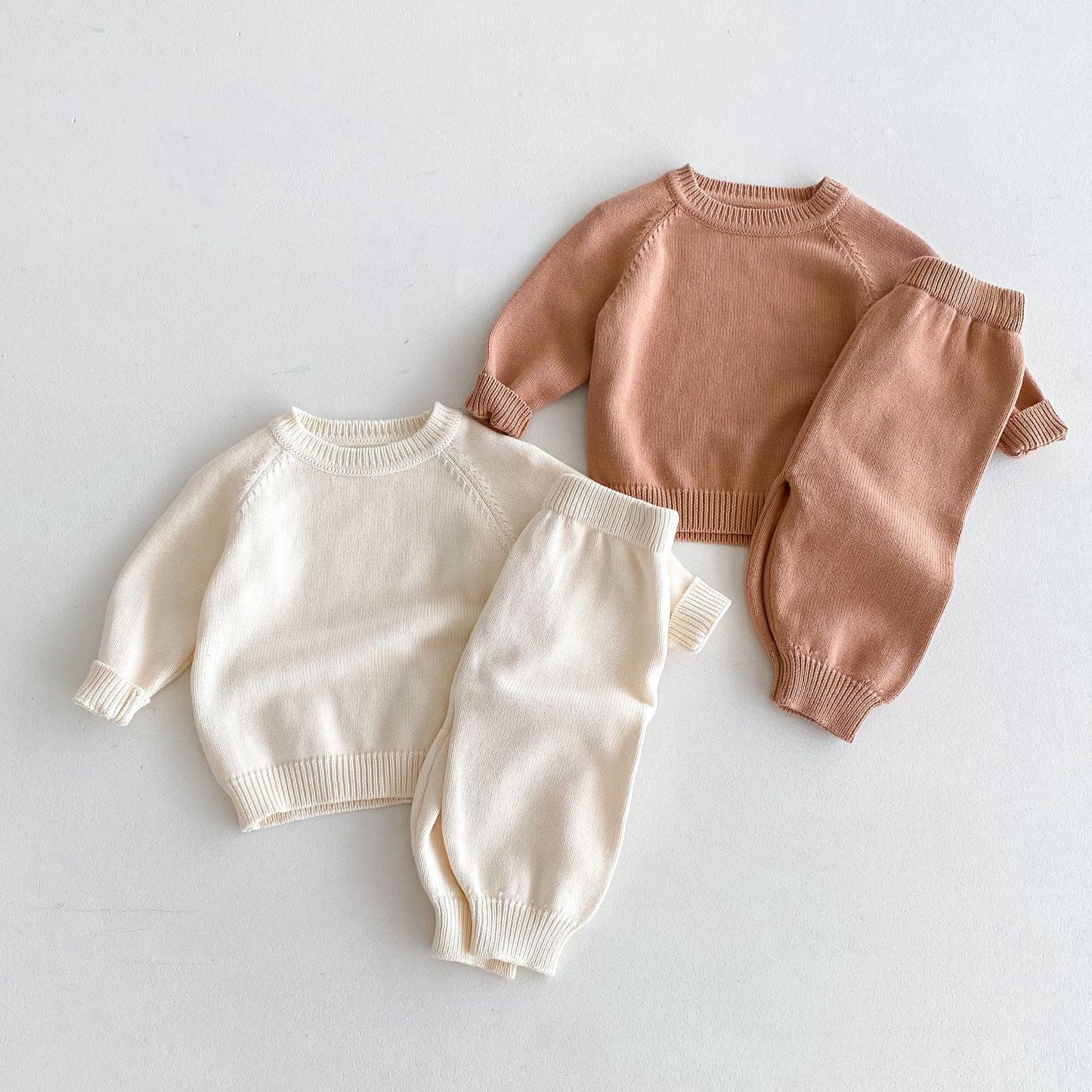 Baby Pullover Raglan L/S Top And Trousers