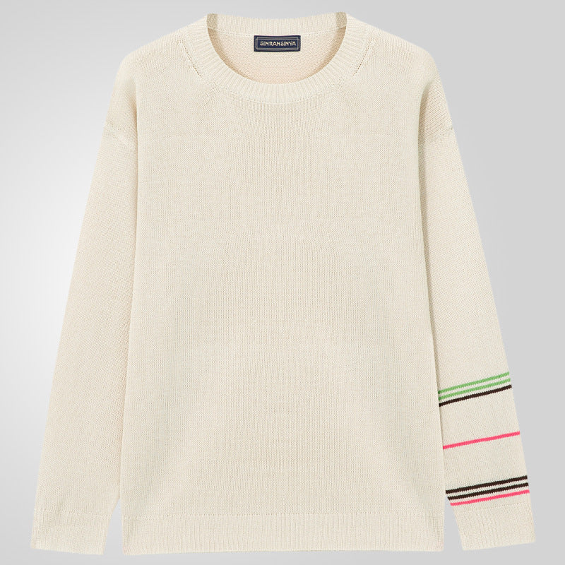 Mens Pullover Long Sleeve Sweater