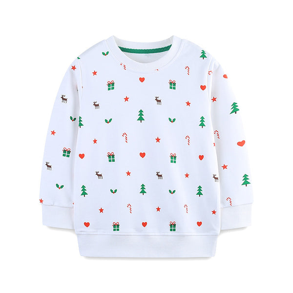 Children's Christmas Printed Sweatshirt