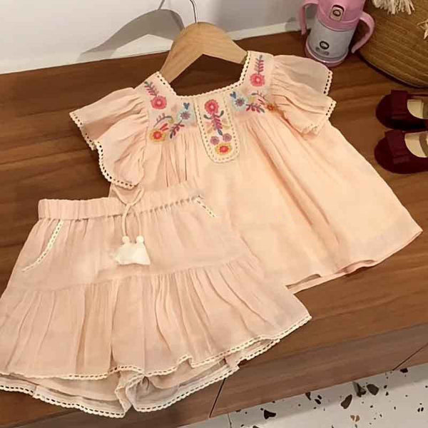 Ensemble été fille style mode
