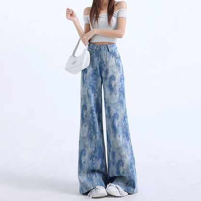 Womens Loose Floor-Length Pants