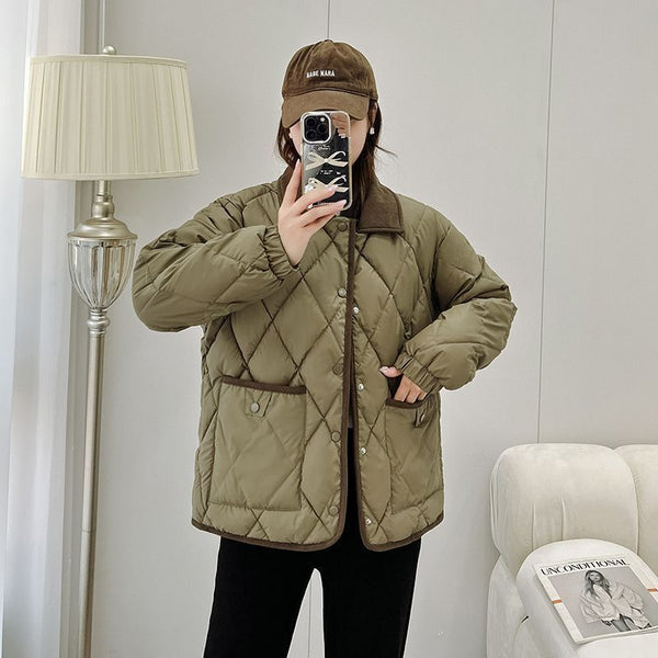 Veste matelassée losanges