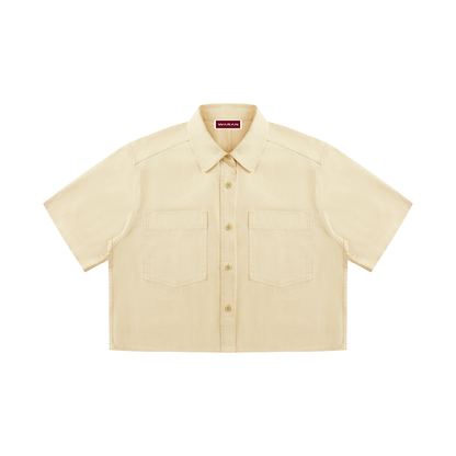 Women’s Crop Short Sleeve Shirt