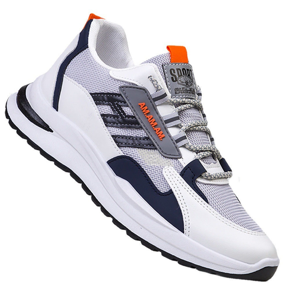 Nouvelles baskets pour hommes, maille tissée respirante, chaussures de course décontractées