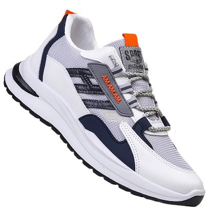 Nouvelles baskets pour hommes, maille tissée respirante, chaussures de course décontractées