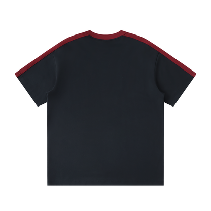 Waran Unisex Colorblock Striped T-Shirt