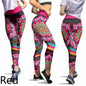 Pantalon de yoga imprimé coupe ajustée