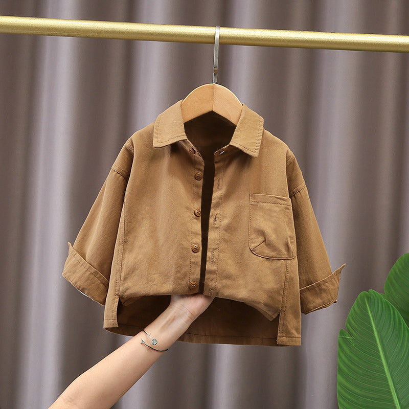 Boys Long Sleeve Three-piece Suit
