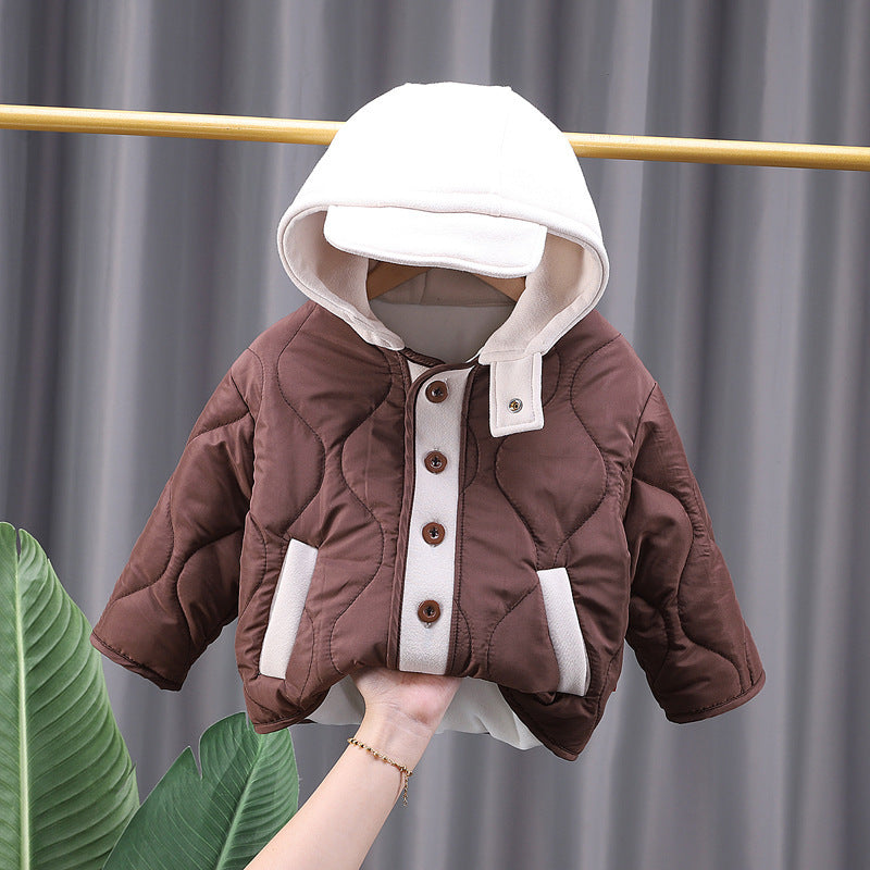 Hooded Cotton-padded Coat