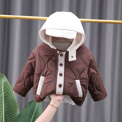 Hooded Cotton-padded Coat