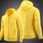 Casual Solid Color Cardigan Hoodie