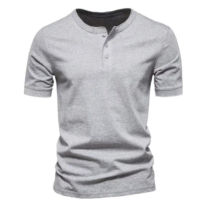 Men's Crew Neck Solid Colour T-Shirt - Short Sleeve