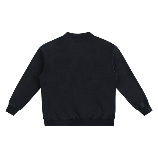 Waran Snow Washed Sweat Cardigan